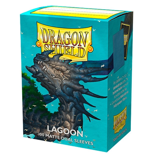 Dragon Shield - Matte Dual Lagoon Sleeves - Standard Sleeves (100 stk) - Plastiklommer